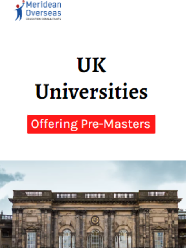 UK Universities Offering Pre-Masters: 2024 Updated List