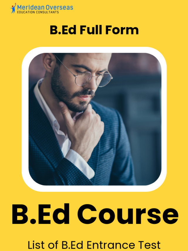 B.Ed Course and List of B.Ed Entrance Test